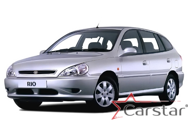 Автомобильные коврики EVA 3D для Kia Rio I (2000-2005)